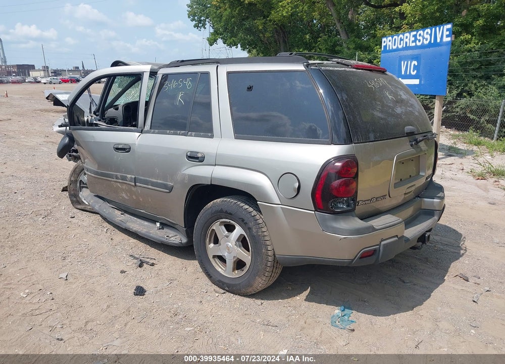 2002 CHEVROLET TRAILBLAZER LT VIN: 1GNDT13S822346548