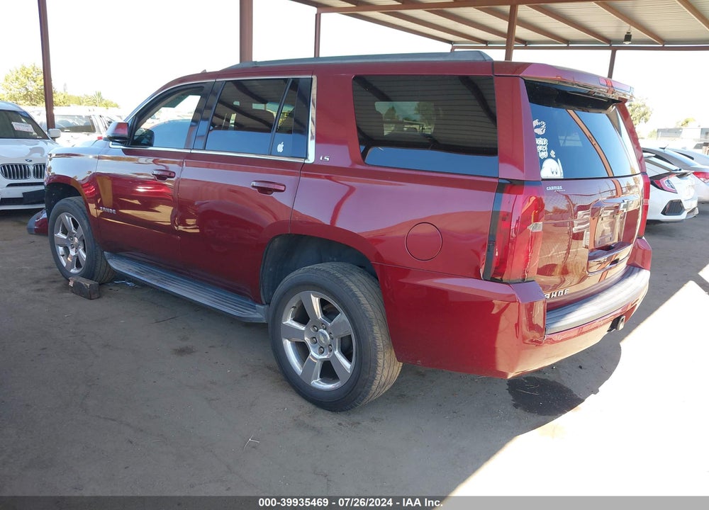 2016 CHEVROLET TAHOE LS VIN: 1GNSCAKC2GR333021