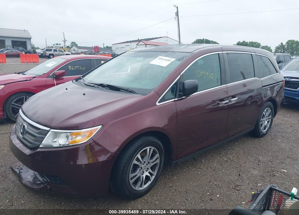 2012 HONDA ODYSSEY EX-L VIN: 5FNRL5H60CB030559