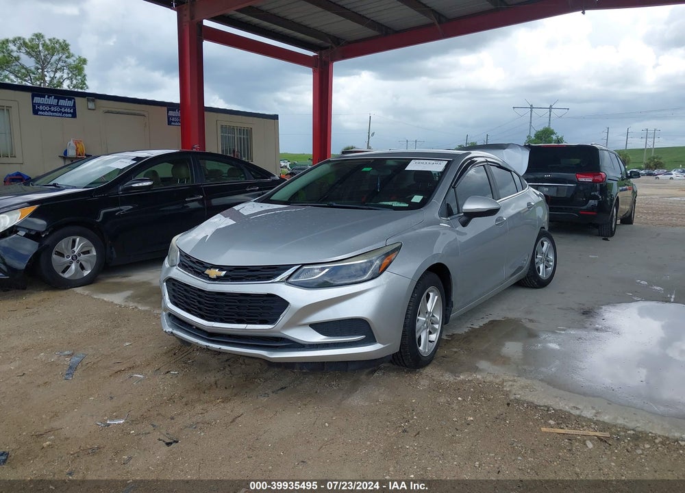 2018 CHEVROLET CRUZE LT AUTO VIN: 1G1BE5SM0J7183912
