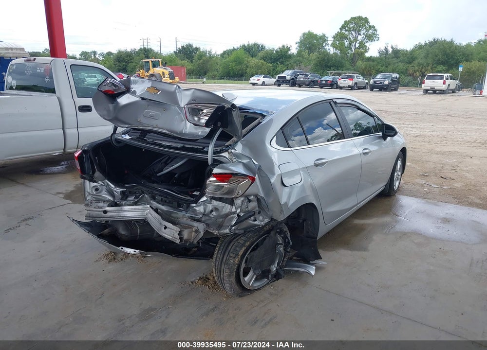 2018 CHEVROLET CRUZE LT AUTO VIN: 1G1BE5SM0J7183912