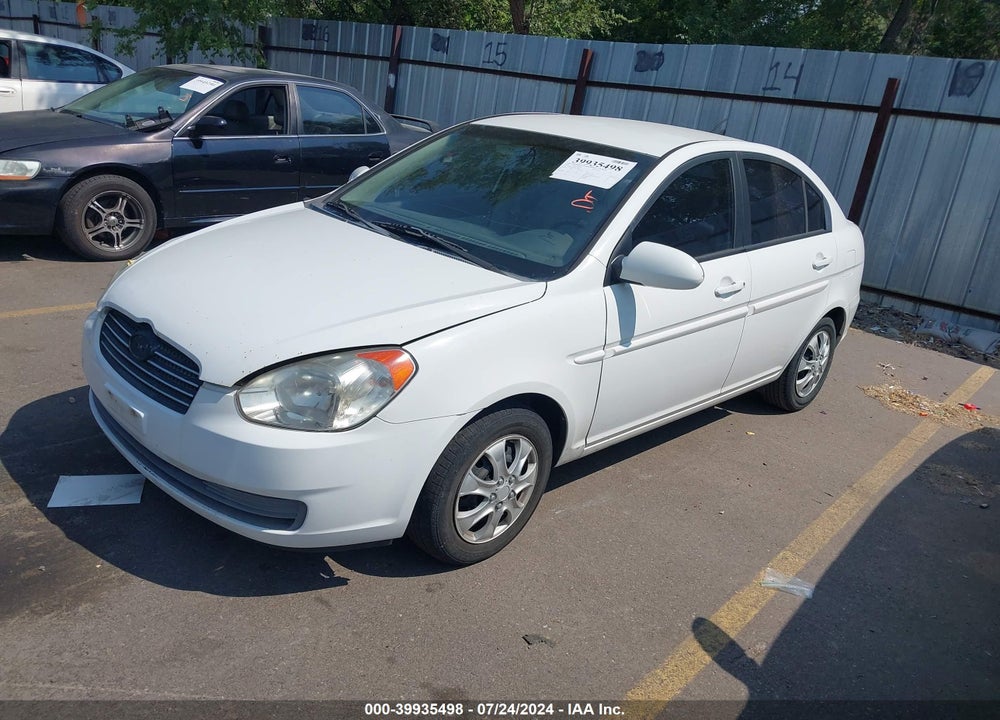 2008 HYUNDAI ACCENT GLS VIN: KMHCN46C88U177659