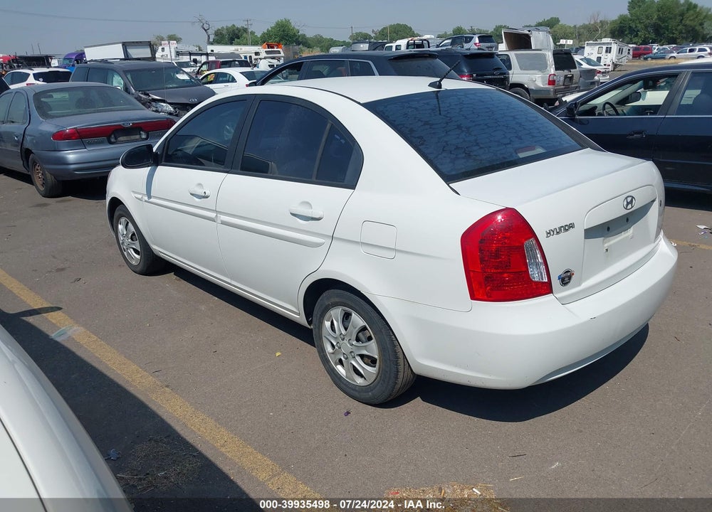 2008 HYUNDAI ACCENT GLS VIN: KMHCN46C88U177659
