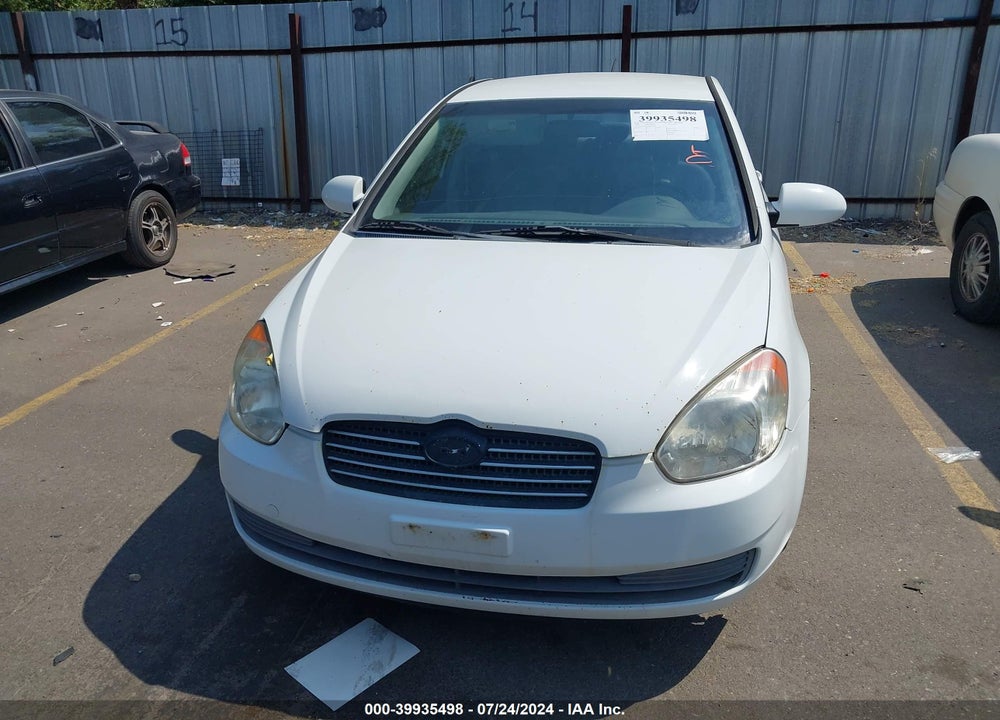 2008 HYUNDAI ACCENT GLS VIN: KMHCN46C88U177659