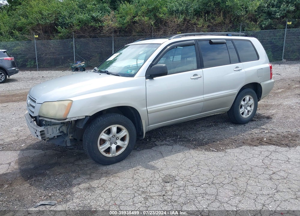 2003 TOYOTA HIGHLANDER V6 VIN: JTEHF21A430102177