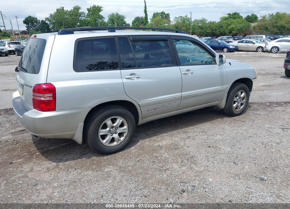 2003 TOYOTA HIGHLANDER V6 VIN: JTEHF21A430102177