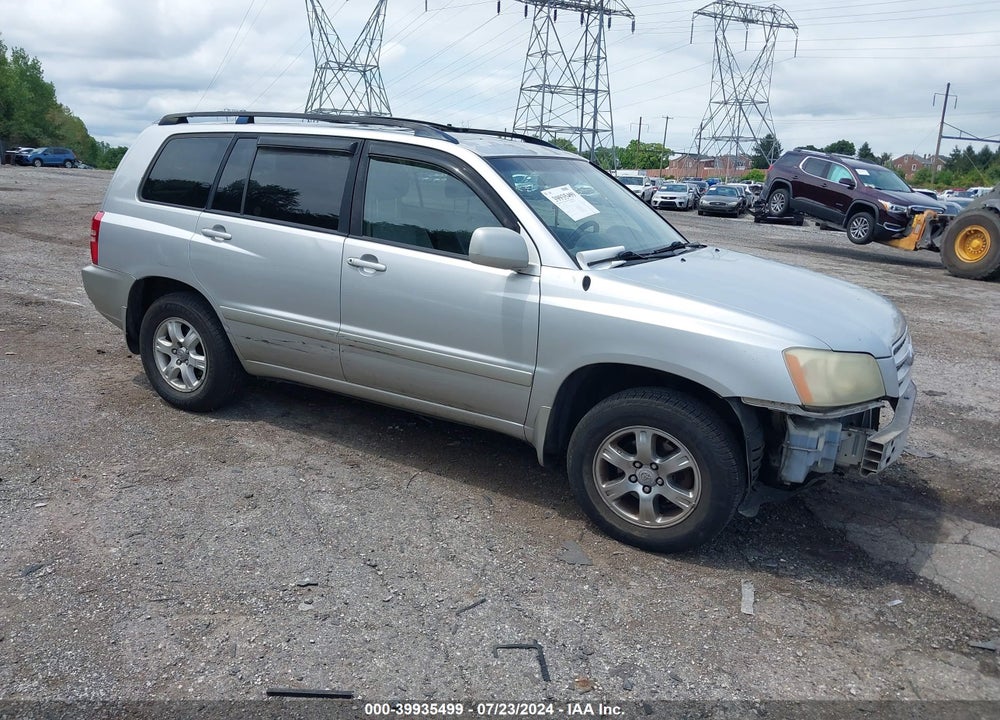 2003 TOYOTA HIGHLANDER V6 VIN: JTEHF21A430102177