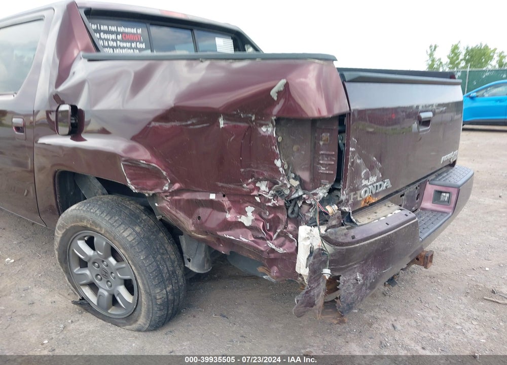 2008 HONDA RIDGELINE RTX VIN: 2HJYK16318H526368