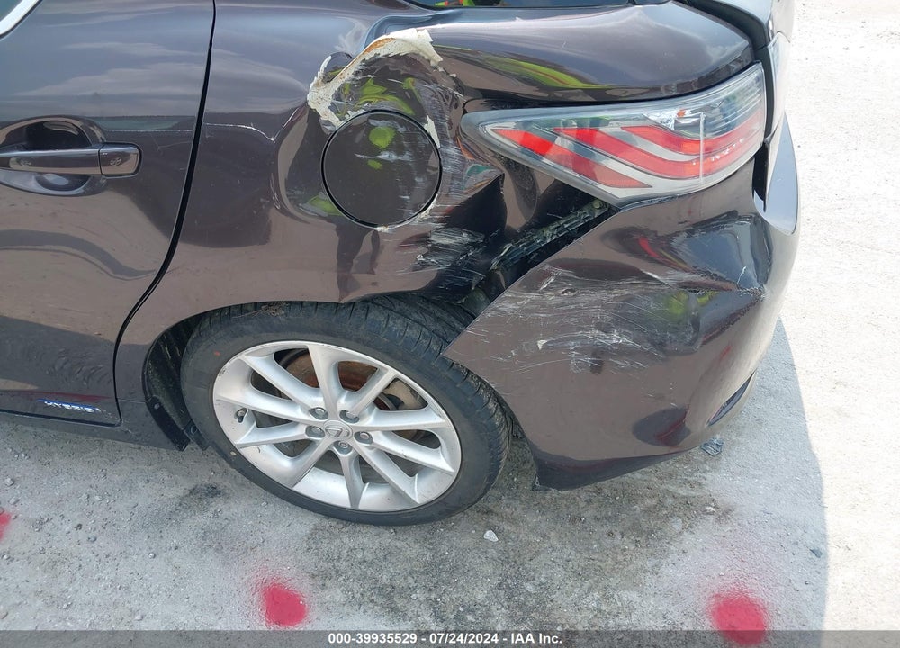 2012 LEXUS CT 200H PREMIUM VIN: JTHKD5BH3C2112232