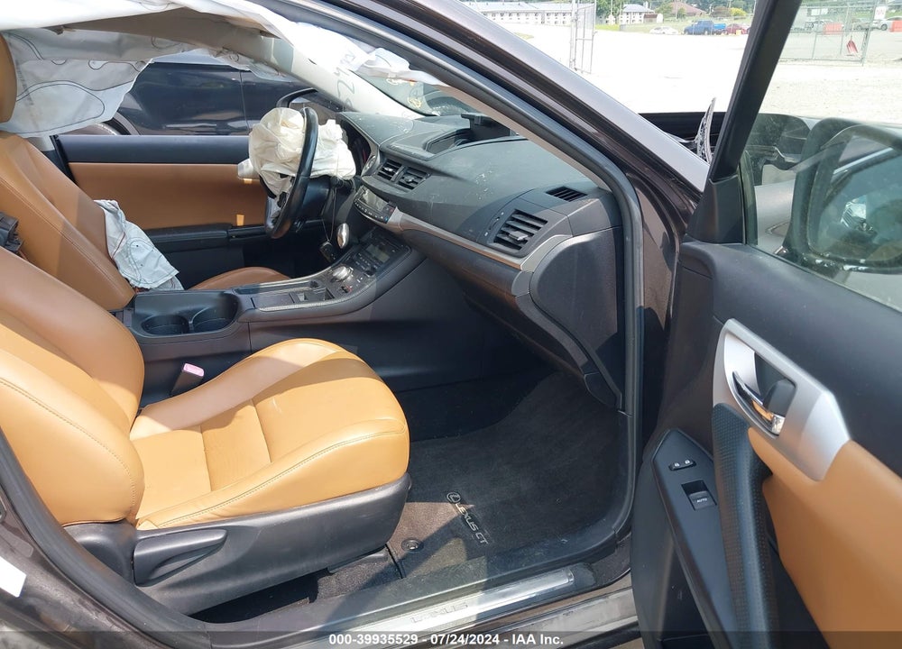 2012 LEXUS CT 200H PREMIUM VIN: JTHKD5BH3C2112232
