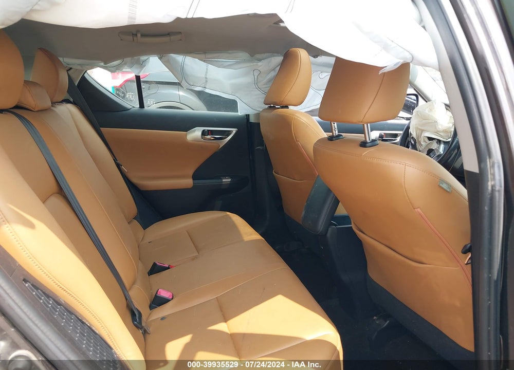 2012 LEXUS CT 200H PREMIUM VIN: JTHKD5BH3C2112232