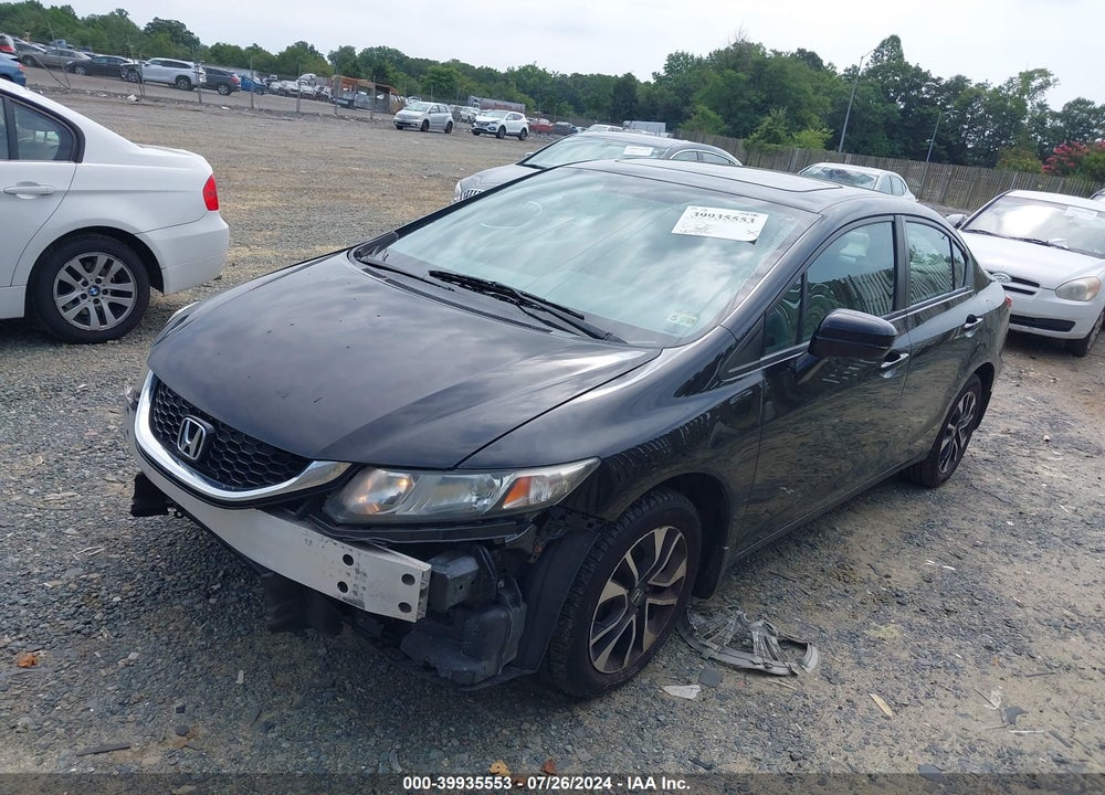 2014 HONDA CIVIC EX VIN: 2HGFB2F89EH541808