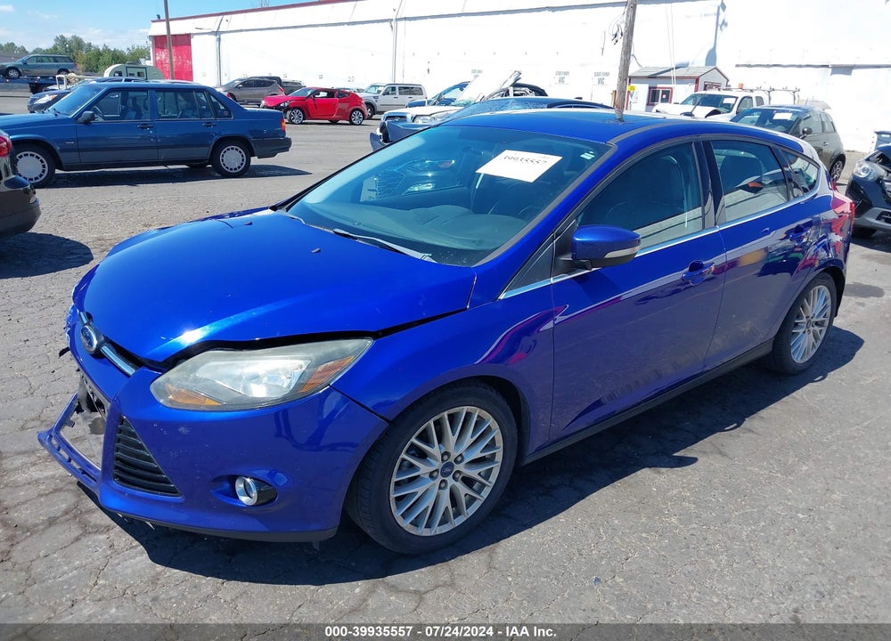2014 FORD FOCUS TITANIUM VIN: 1FADP3N20EL260127