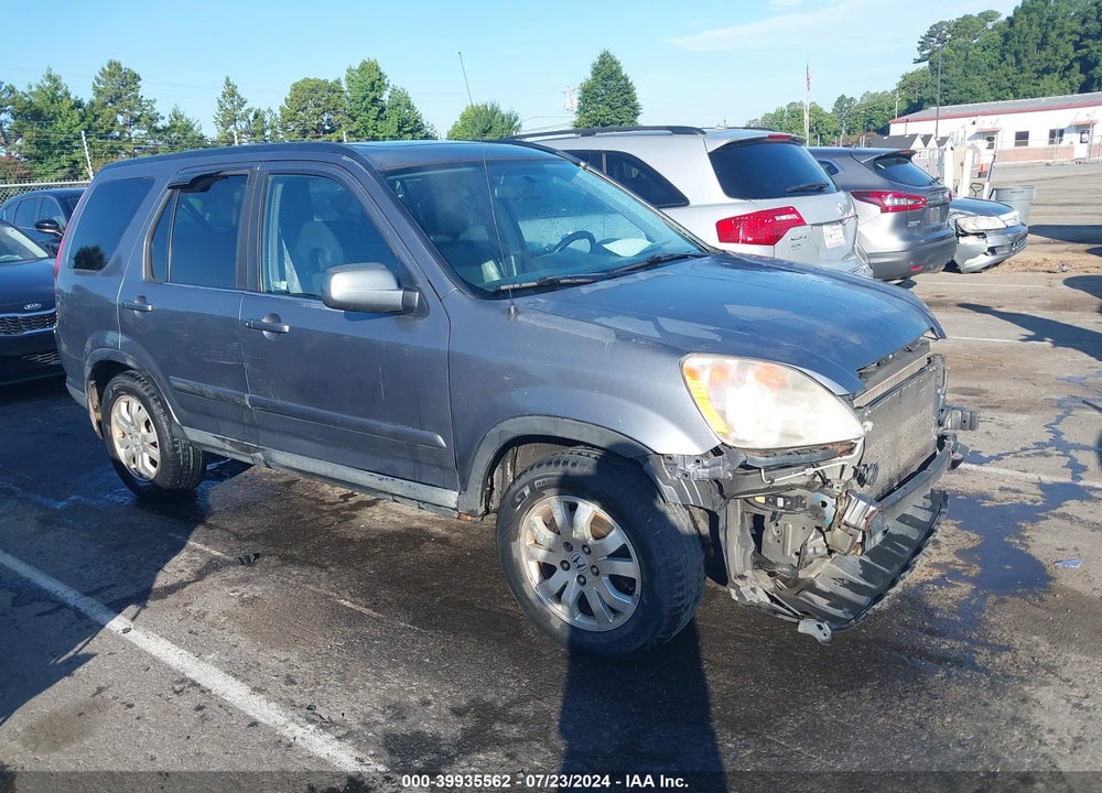2005 HONDA CR-V SE VIN: SHSRD78965U316737