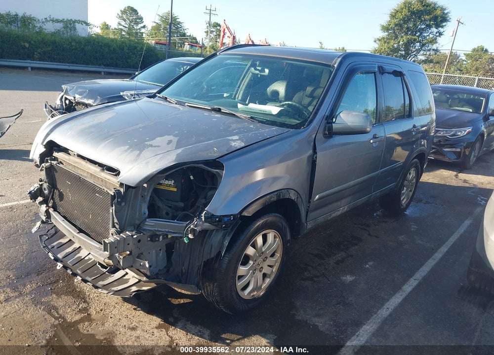 2005 HONDA CR-V SE VIN: SHSRD78965U316737