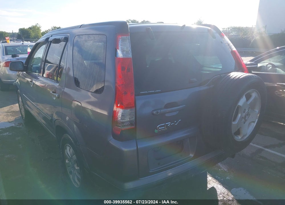 2005 HONDA CR-V SE VIN: SHSRD78965U316737