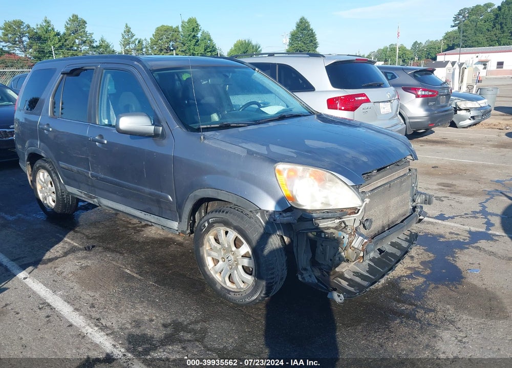2005 HONDA CR-V SE VIN: SHSRD78965U316737