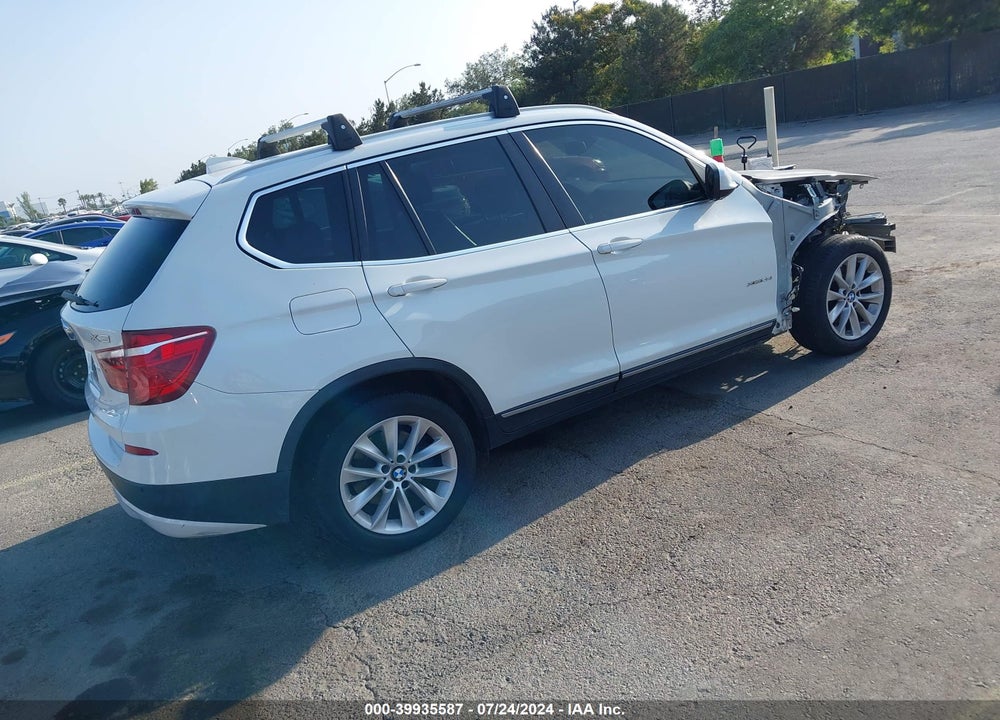 2013 BMW X3 XDRIVE28I VIN: 5UXWX9C5XD0A21544