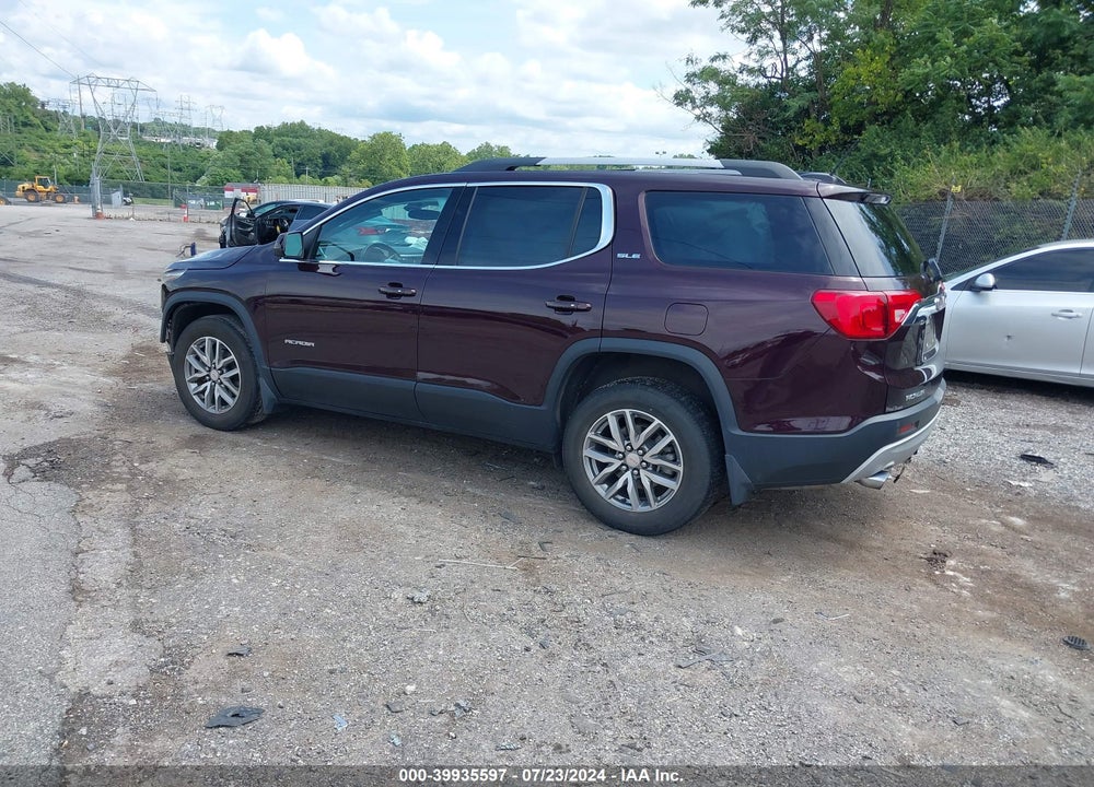 2018 GMC ACADIA SLE-2 VIN: 1GKKNLLS7JZ119447
