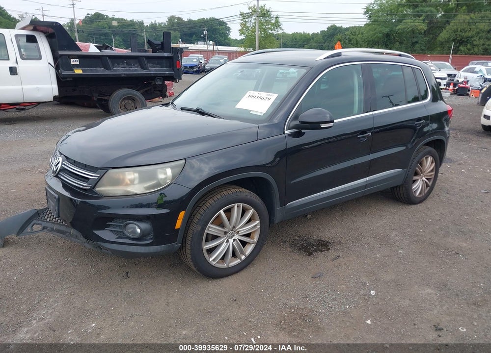 2013 VOLKSWAGEN TIGUAN SE VIN: WVGBV3AX4DW622834