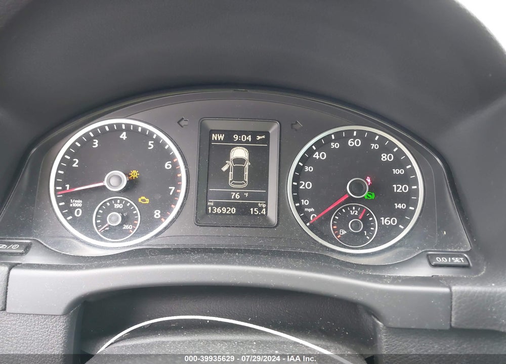 2013 VOLKSWAGEN TIGUAN SE VIN: WVGBV3AX4DW622834