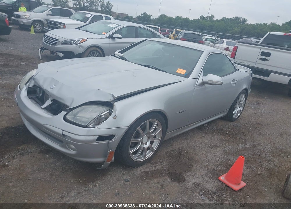2004 MERCEDES-BENZ SLK 230 KOMPRESSOR VIN: WDBKK49F94F296459