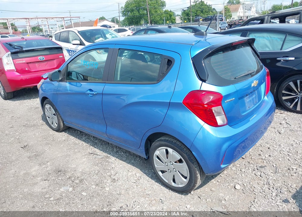 2016 CHEVROLET SPARK LS CVT VIN: KL8CB6SAXGC581220