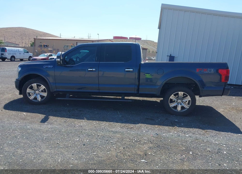 2019 FORD F-150 PLATINUM VIN: 1FTFW1E44KFA81367