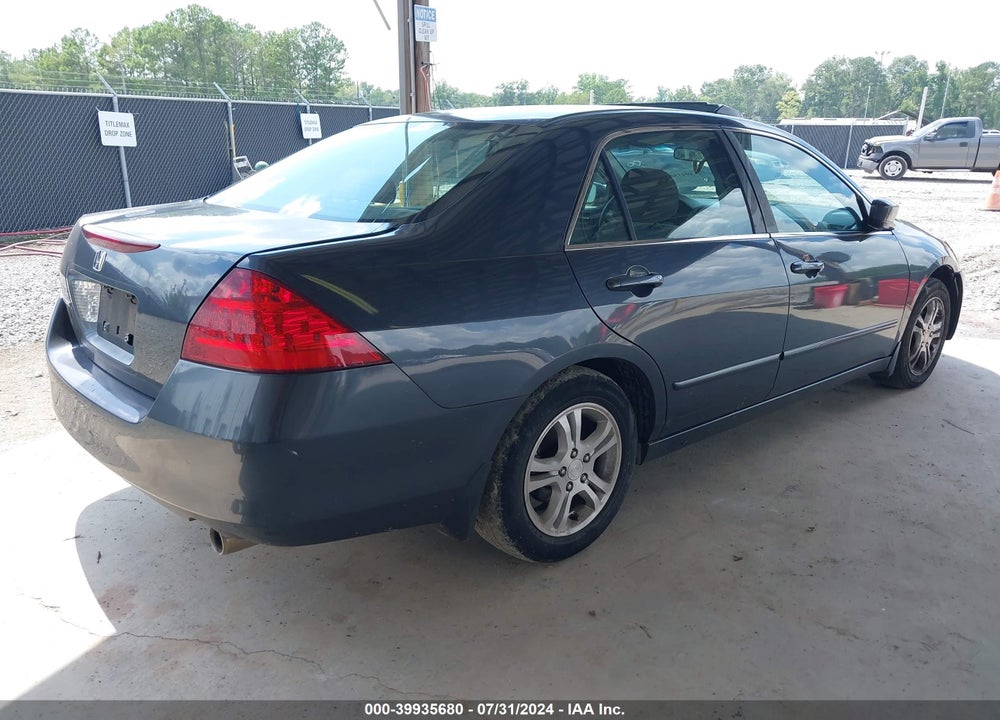 2007 HONDA ACCORD 2.4 EX VIN: 1HGCM56797A042658