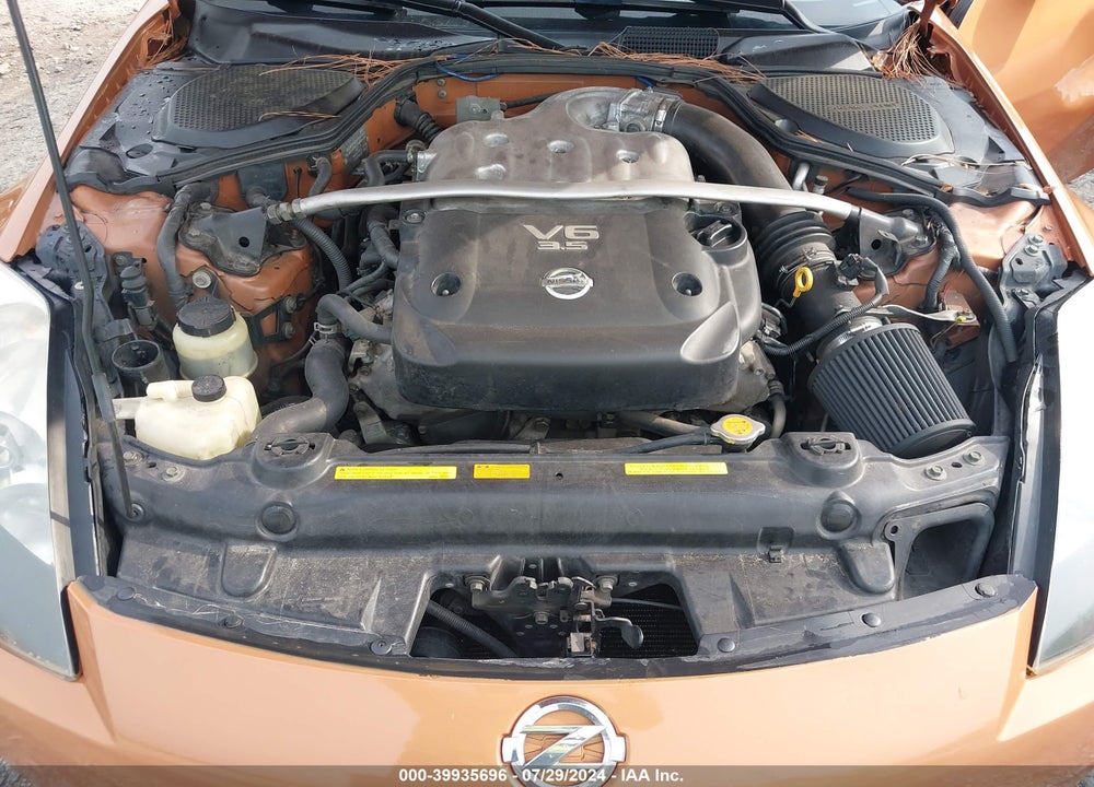 2003 NISSAN 350Z VIN: JN1AZ34DX3T107121