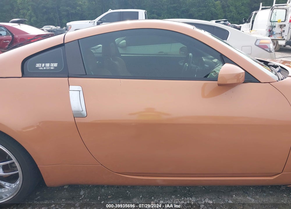 2003 NISSAN 350Z VIN: JN1AZ34DX3T107121