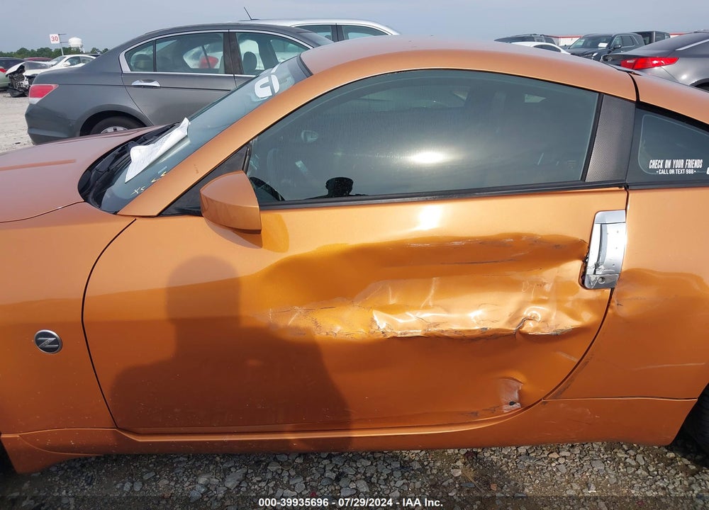 2003 NISSAN 350Z VIN: JN1AZ34DX3T107121