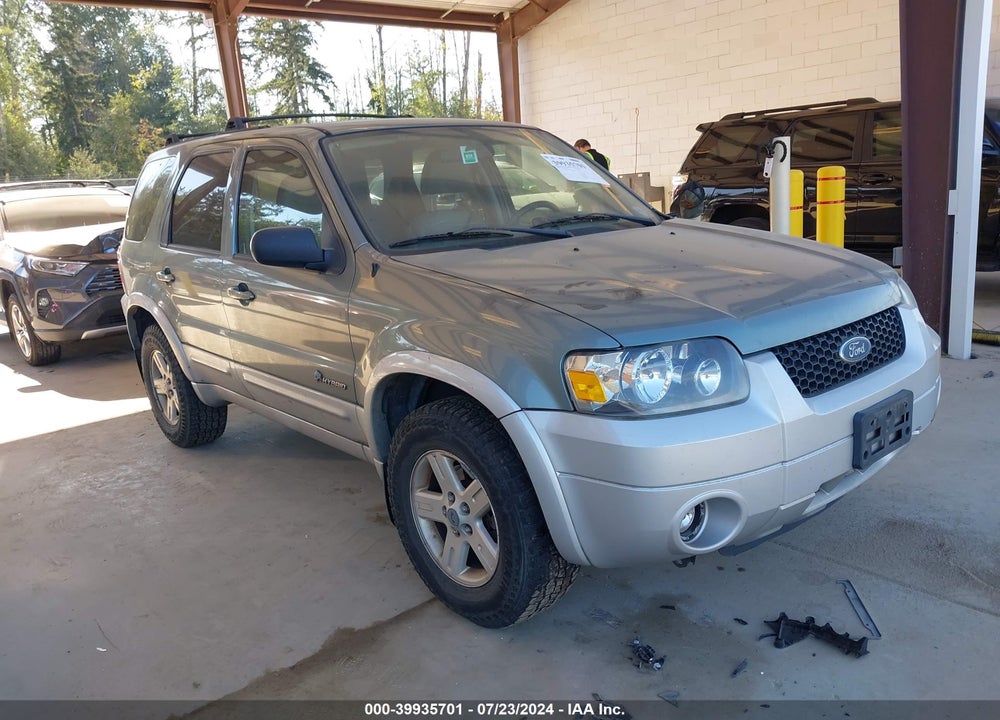 2006 FORD ESCAPE HYBRID VIN: 1FMCU96H76KA43293