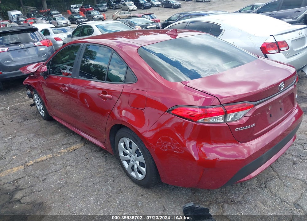 2022 TOYOTA COROLLA LE VIN: JTDEPMAE4NJ219337