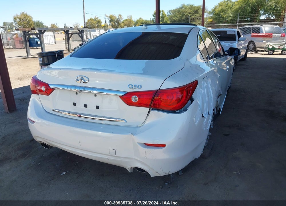 2015 INFINITI Q50 PREMIUM VIN: JN1BV7AP7FM354309