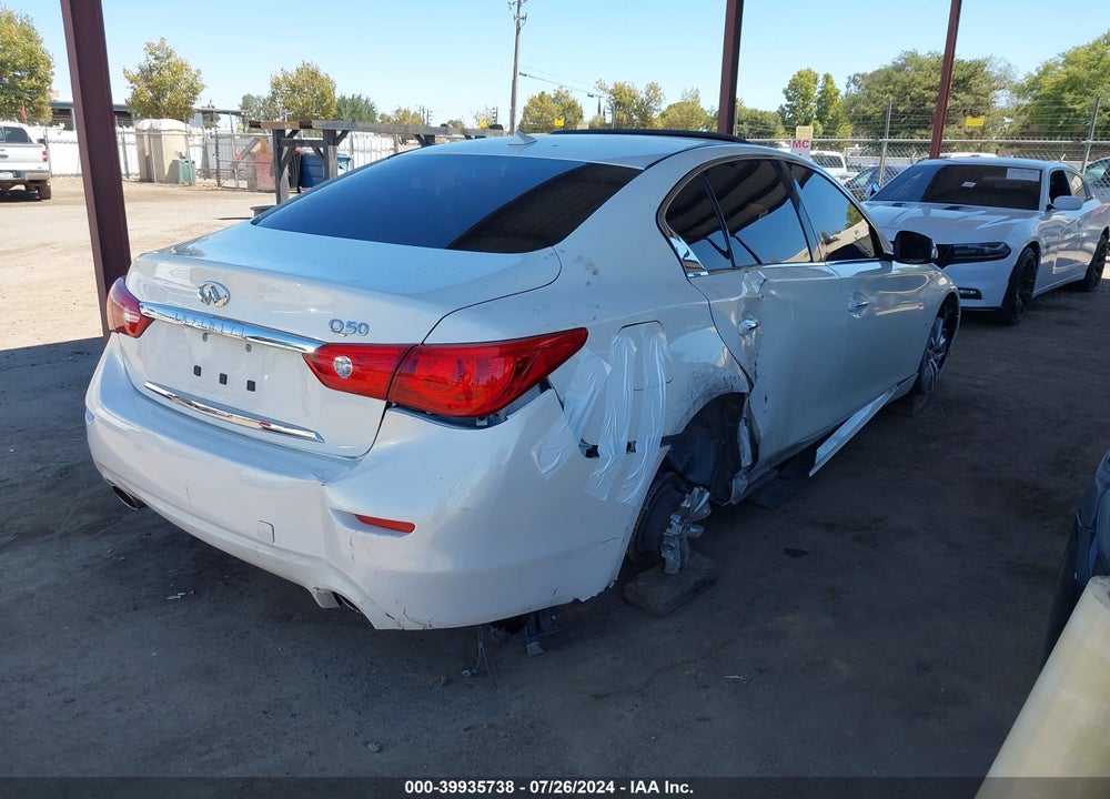 2015 INFINITI Q50 PREMIUM VIN: JN1BV7AP7FM354309