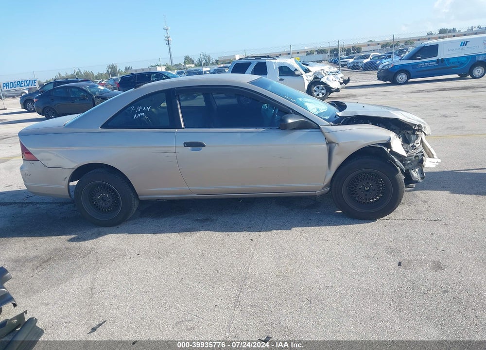 2002 HONDA CIVIC LX VIN: 1HGEM215X2L044445