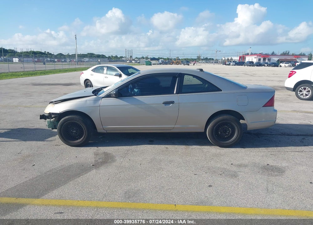 2002 HONDA CIVIC LX VIN: 1HGEM215X2L044445