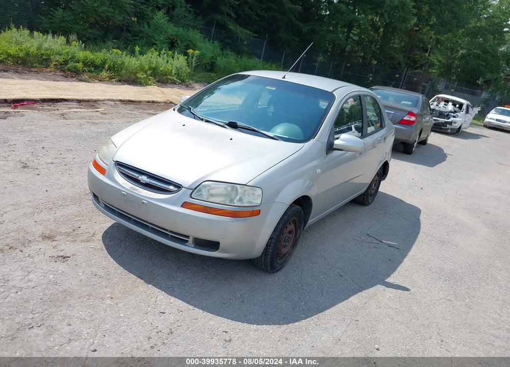 2005 CHEVROLET AVEO LS VIN: KL1TD52675B326736