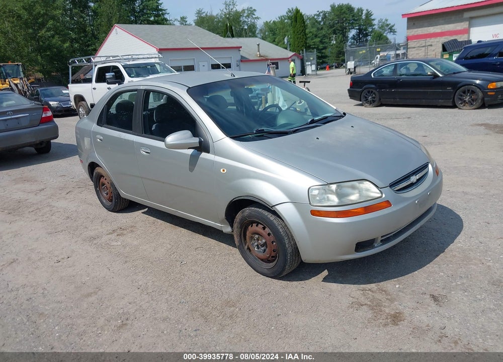 2005 CHEVROLET AVEO LS VIN: KL1TD52675B326736