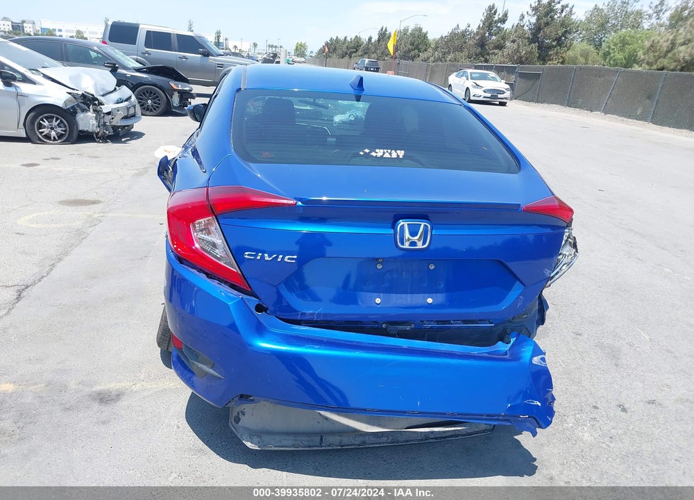 2018 HONDA CIVIC EX-T VIN: JHMFC1F30JX022290