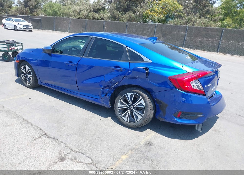 2018 HONDA CIVIC EX-T VIN: JHMFC1F30JX022290