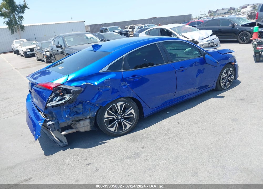 2018 HONDA CIVIC EX-T VIN: JHMFC1F30JX022290
