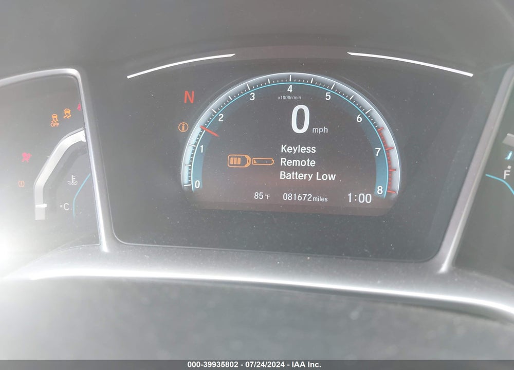 2018 HONDA CIVIC EX-T VIN: JHMFC1F30JX022290
