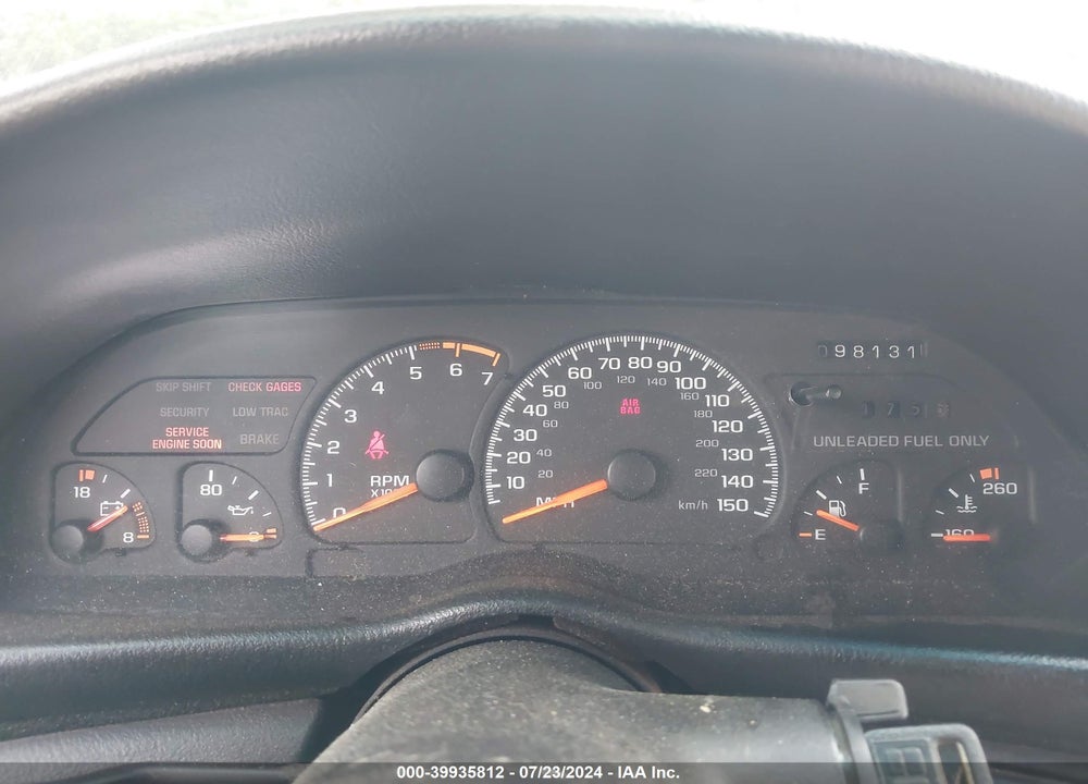 1994 CHEVROLET CAMARO Z28 VIN: 2G1FP22P0R2149833