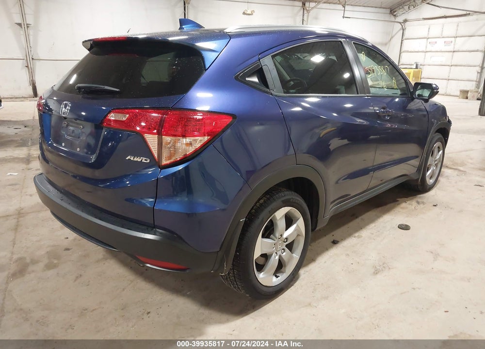 2016 HONDA HR-V EX-L VIN: 3CZRU6H71GM736690