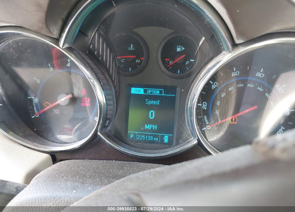 2013 CHEVROLET CRUZE 2LT AUTO VIN: 1G1PE5SB0D7167217