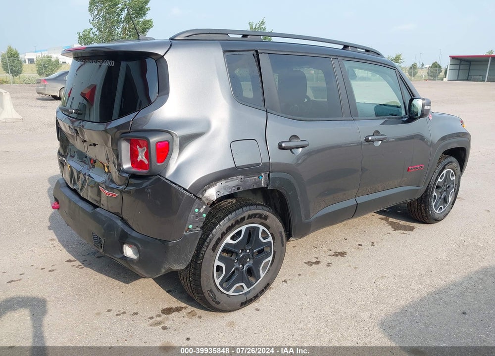 2017 JEEP RENEGADE TRAILHAWK 4X4 VIN: ZACCJBCB7HPF87726