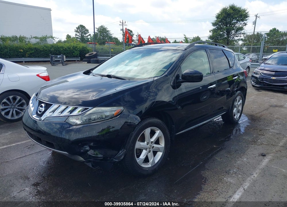 2009 NISSAN MURANO SL VIN: JN8AZ18W19W153929