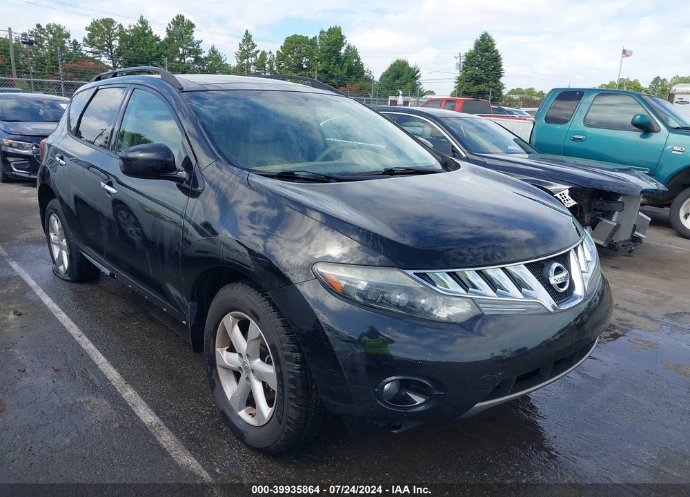 2009 NISSAN MURANO SL VIN: JN8AZ18W19W153929